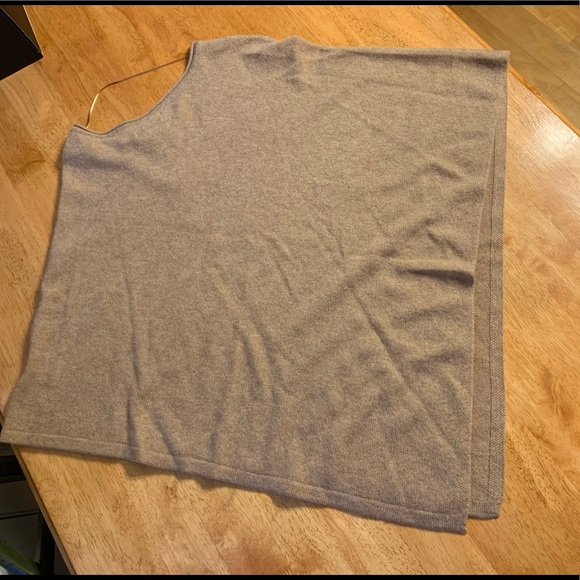 Rachel Zoe | Sweaters | New Rachel Zoe Cashmere Tan Sweater Cape Shawl Poncho One Size | Poshmark
